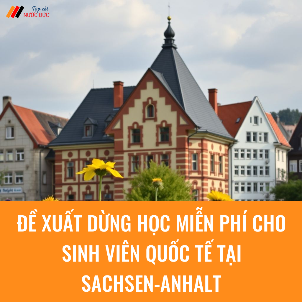 Đề xuất dừng học miễn phí cho sinh viên quốc tế tại Sachsen-Anhalt