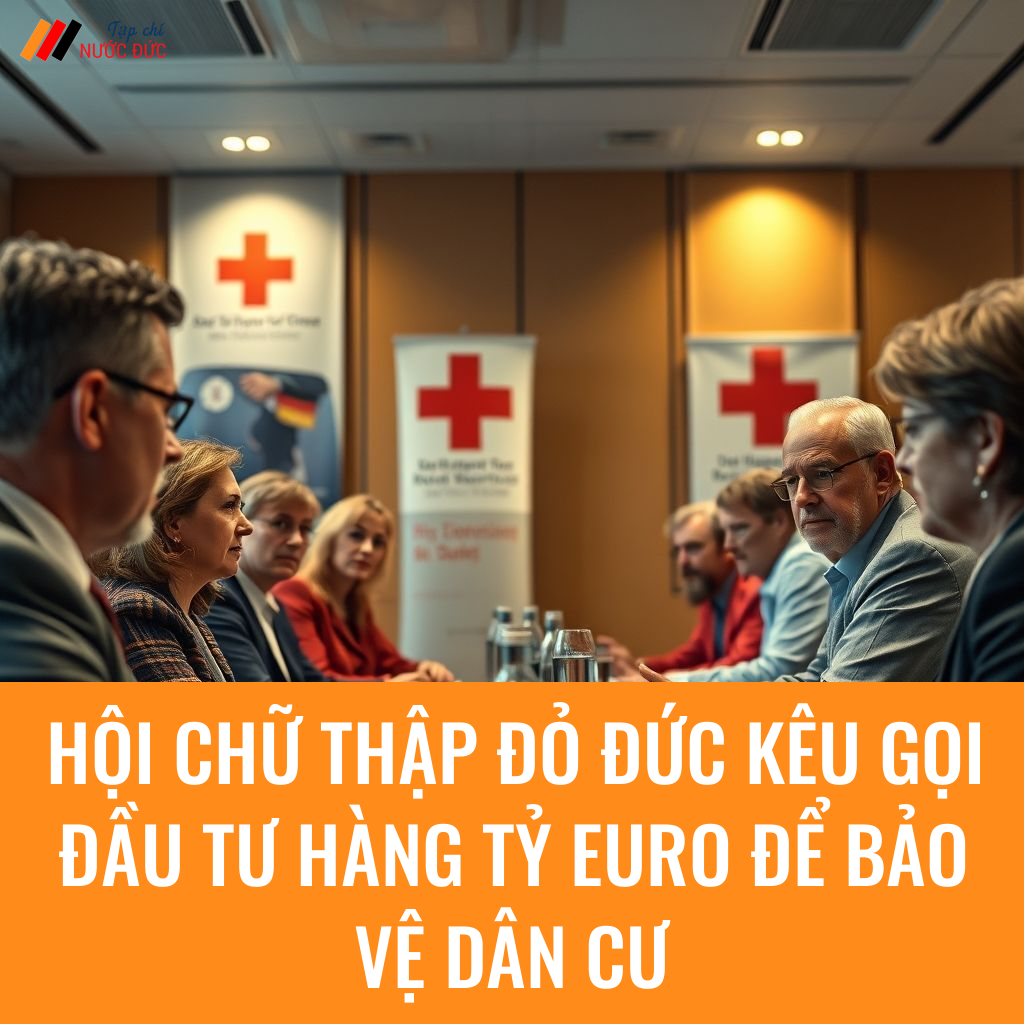 Hội Chữ Thập Đỏ Đức kêu gọi đầu tư hàng tỷ euro để bảo vệ dân cư