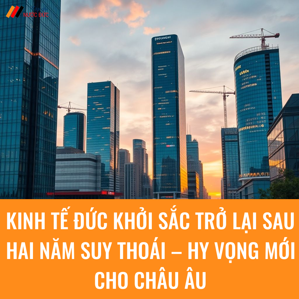 Kinh tế Đức khởi sắc trở lại sau hai năm suy thoái – hy vọng mới cho châu Âu