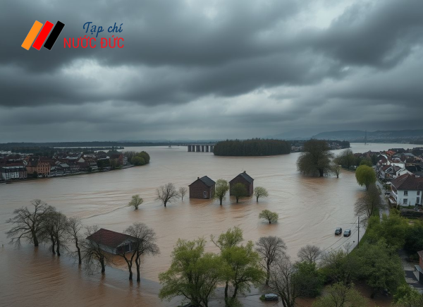 Cảnh báo lũ lớn trên sông Elbe: Wittenberge đối mặt nguy cơ ngập lụt nghiêm trọng