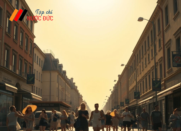 Đức đối mặt nắng nóng gay gắt, nhiệt độ có thể lên đến 38°C