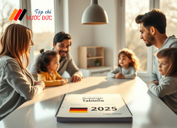 Düsseldorfer Tabelle 2025: Mức cấp dưỡng nuôi con tại Đức mới nhất