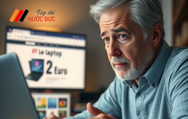 Cảnh báo lừa đảo “Laptop 2 Euro” nhắm vào người trên 40 tuổi