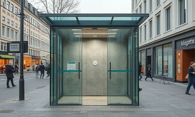 Hamburg: nhà vệ sinh công cộng trị giá 2 triệu euro bị lấp bê tông sau khi hỏng hóc