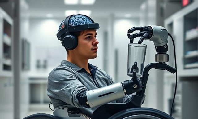 Kỳ tích y học tại Đức: người đàn ông bị liệt điều khiển cánh tay robot bằng ý nghĩ