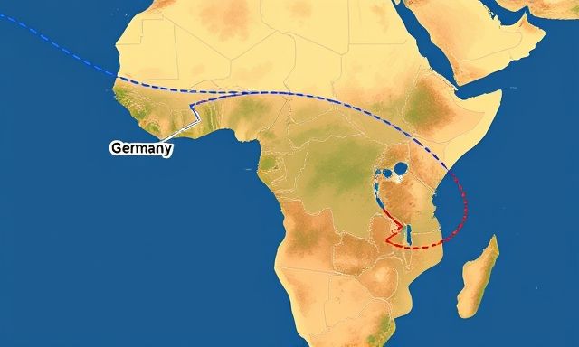 Chuyến bay của Lufthansa phải bay vòng qua châu Phi do thiếu giấy phép