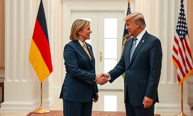 Thủ tướng Đức Friedrich Merz và Tổng thống Trump thảo luận về hợp tác kinh tế và an ninh