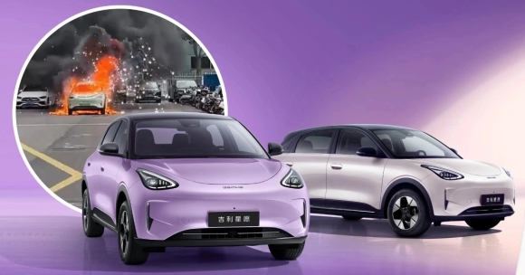 1 O To Dien Ban Chay Nhat Trung Quoc No Nhu Dan Phao Lua Trum Than Xe