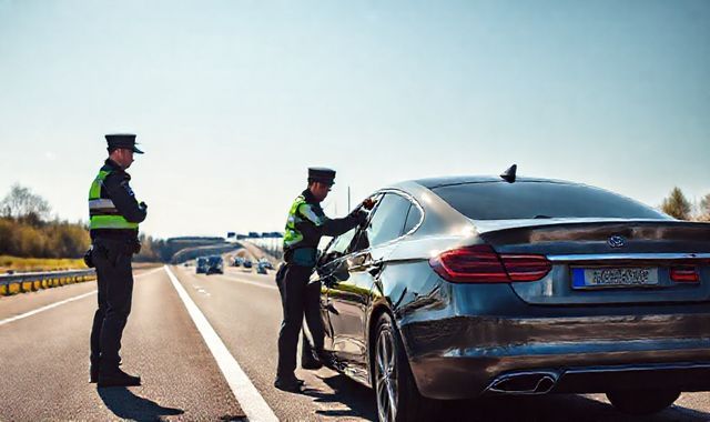 Cảnh sát Đức chặn đoàn xe cưới trên cao tốc A1, phát hiện tài xế mang súng