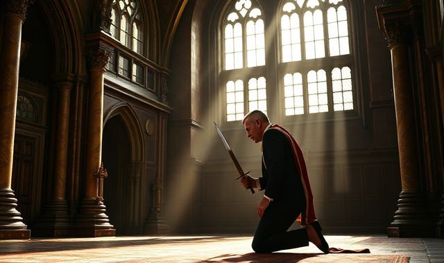 David Beckham được Vua Charles phong tước hiệp sĩ tại lâu đài Windsor