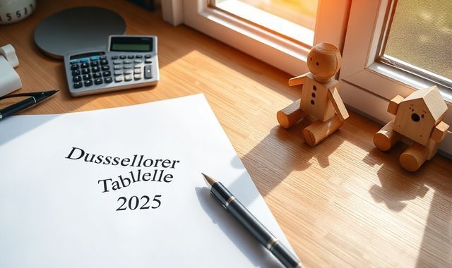 Bảng Düsseldorfer Tabelle 2025: Cập nhật mức cấp dưỡng nuôi con tại Đức