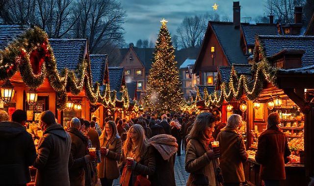 Chợ giáng sinh tại Essen-Steele mở cửa sớm nhất nước Đức