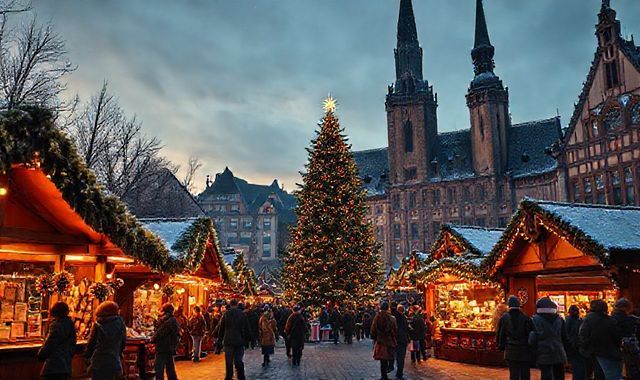 Chợ giáng sinh Magdeburg 2025 được mở cửa sau lo ngại về an ninh