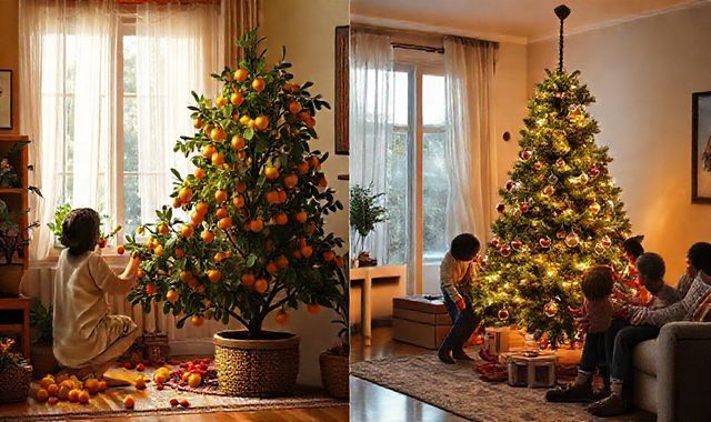 Từ cây thông noel đến cành mai ngày tết: ý nghĩa biểu tượng thiên nhiên trong văn hóa đông - tây
