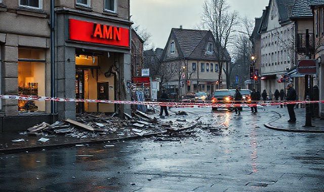 Vụ Nổ Kinh Hoàng Tại Borkheide: Máy Rút Tiền Bị Phá Hoại