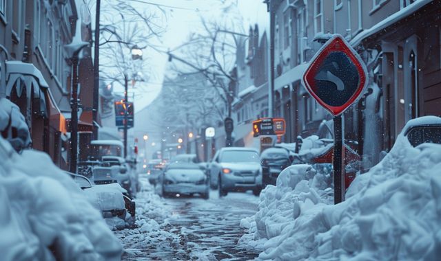Biển báo giao thông bị tuyết che phủ: Tài xế có được bỏ qua?