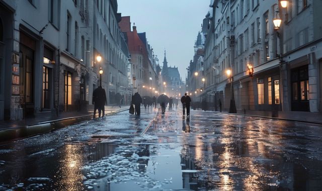 Cảnh báo trơn trượt nghiêm trọng tại Bayern do thời tiết khắc nghiệt