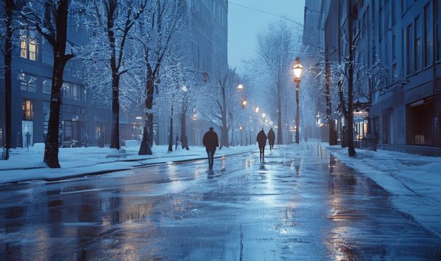 Đức đối mặt băng trơn nghiêm trọng do áp thấp Gunda