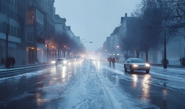 Cảnh báo trơn trượt trên toàn nước Đức, nguy cơ cao đến hết buổi sáng