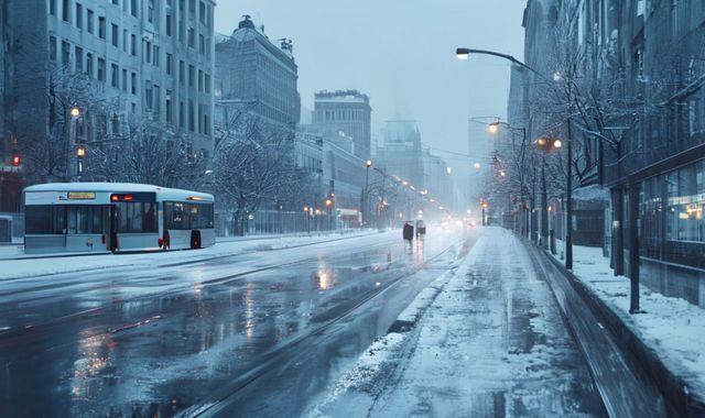 Thời tiết mùa đông khắc nghiệt gây gián đoạn giao thông tại Berlin và Brandenburg